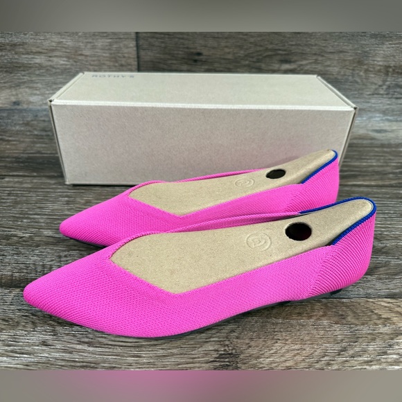 Rothy's Shoes - Rothy's Pointy Toe Flat DRAGON FRUIT NEW SZ 7.5